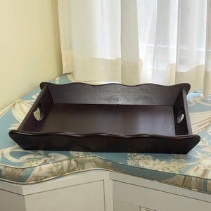 Breakfast-In-Bed Wooden Serving Tray (Large)